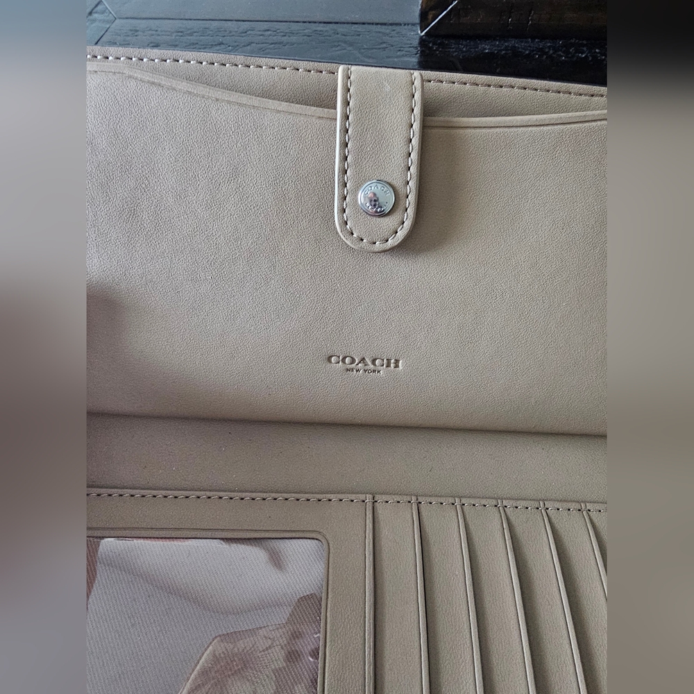 COACH White Cherry Print Phone Case Wristlet - Picture 9 of 15